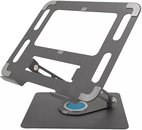 Adjustable Laptop Stand with 360° Rotating Base