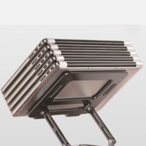 Adjustable Laptop Stand with 360° Rotating Base